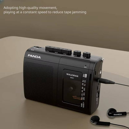Retro Portable Radio Cassette Player with AM/FM