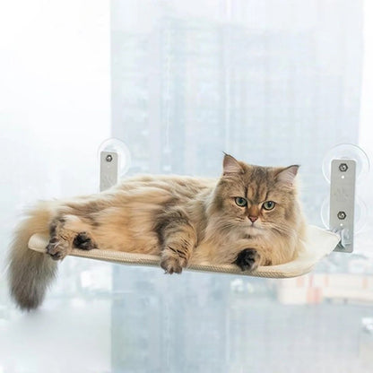 Space-Saving Cat Window Perch with Easy Mount