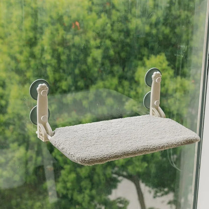 Space-Saving Cat Window Perch with Easy Mount