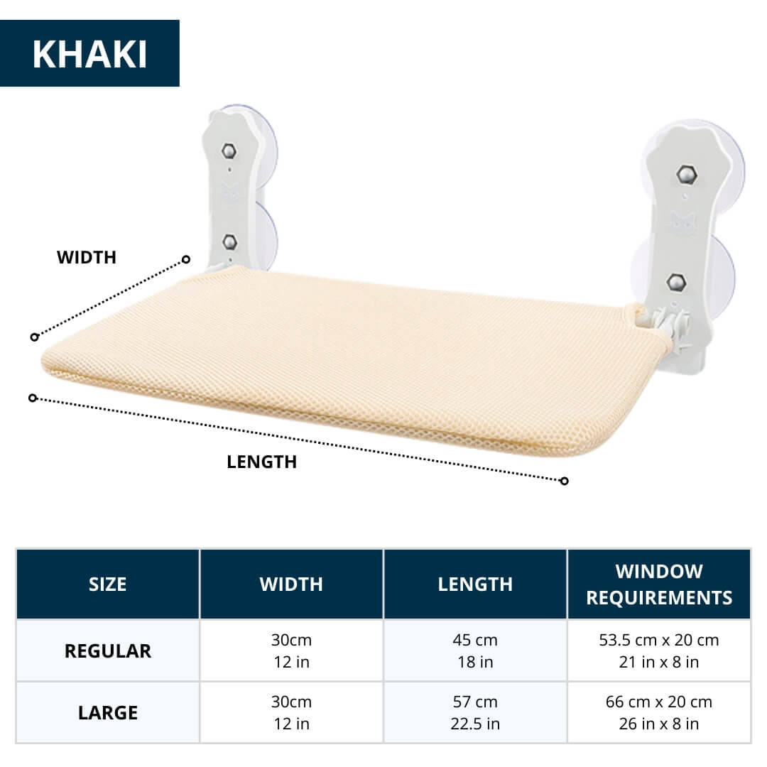 Space-Saving Cat Window Perch with Easy Mount - Cofik
