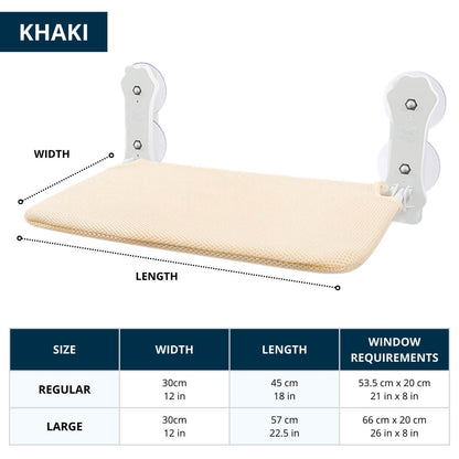 Space-Saving Cat Window Perch with Easy Mount - Cofik