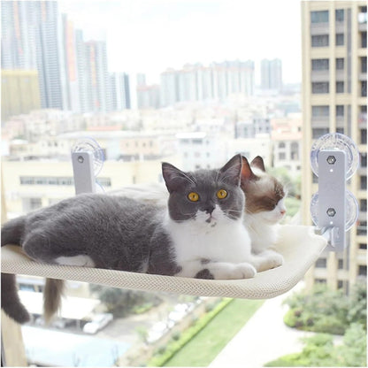 Space-Saving Cat Window Perch with Easy Mount