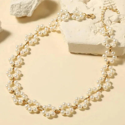 Delicate Flower Girl Choker Necklace