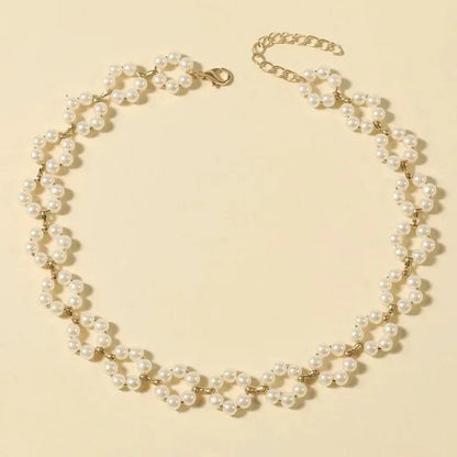 Delicate Flower Girl Choker Necklace