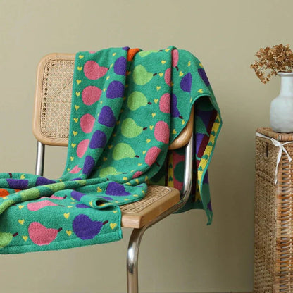Gentle Kids Cotton Towel with Cute Pear Design