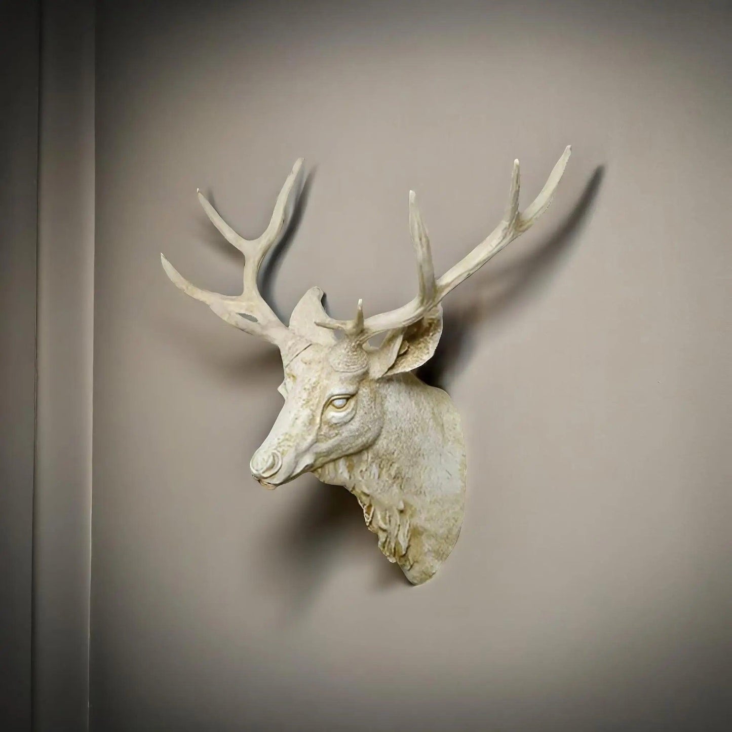 Rustic Deer Antler Wall Mount for Cabin Decor