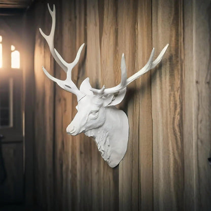 Rustic Deer Antler Wall Mount for Cabin Decor