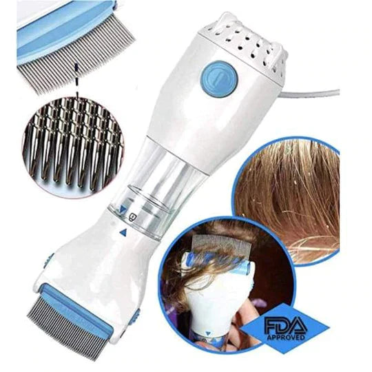 Electric Lice Removal Kit with Vacuum and Accessories