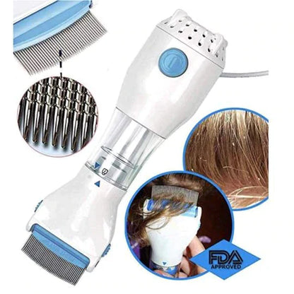Electric Lice Removal Kit with Vacuum and Accessories