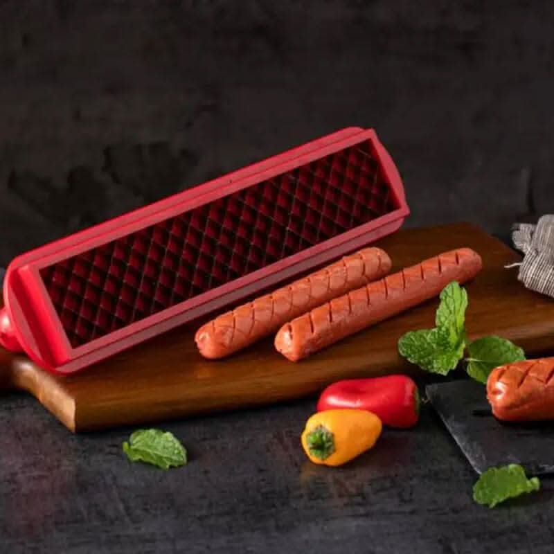 Easy Hot Dog Cutter - Fast Even Slicing Tool