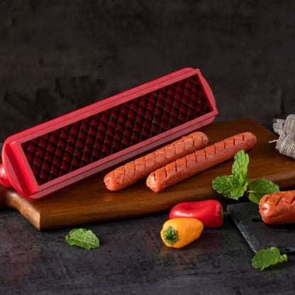 Easy Hot Dog Cutter - Fast Even Slicing Tool
