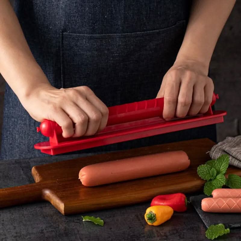 Easy Hot Dog Cutter - Fast Even Slicing Tool