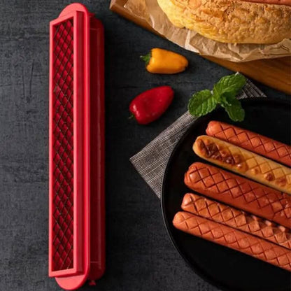 Easy Hot Dog Cutter - Fast Even Slicing Tool - Cofik