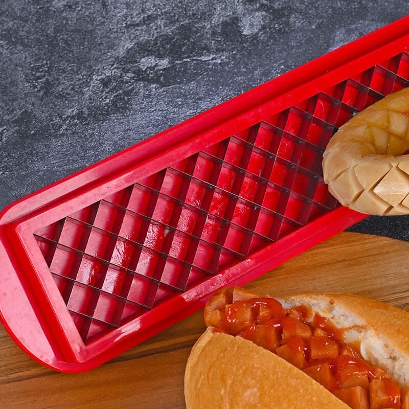 Easy Hot Dog Cutter - Fast Even Slicing Tool