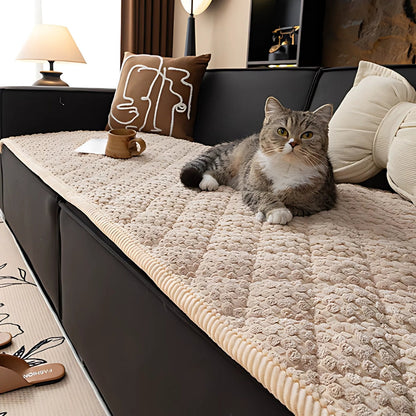 Pet-Proof Textured Quilted Sofa Protector Slipcover