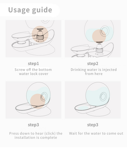 Quiet Automatic Pet Water Fountain Bowl