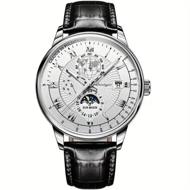 Premium Mens Automatic Watch with Moon Phase