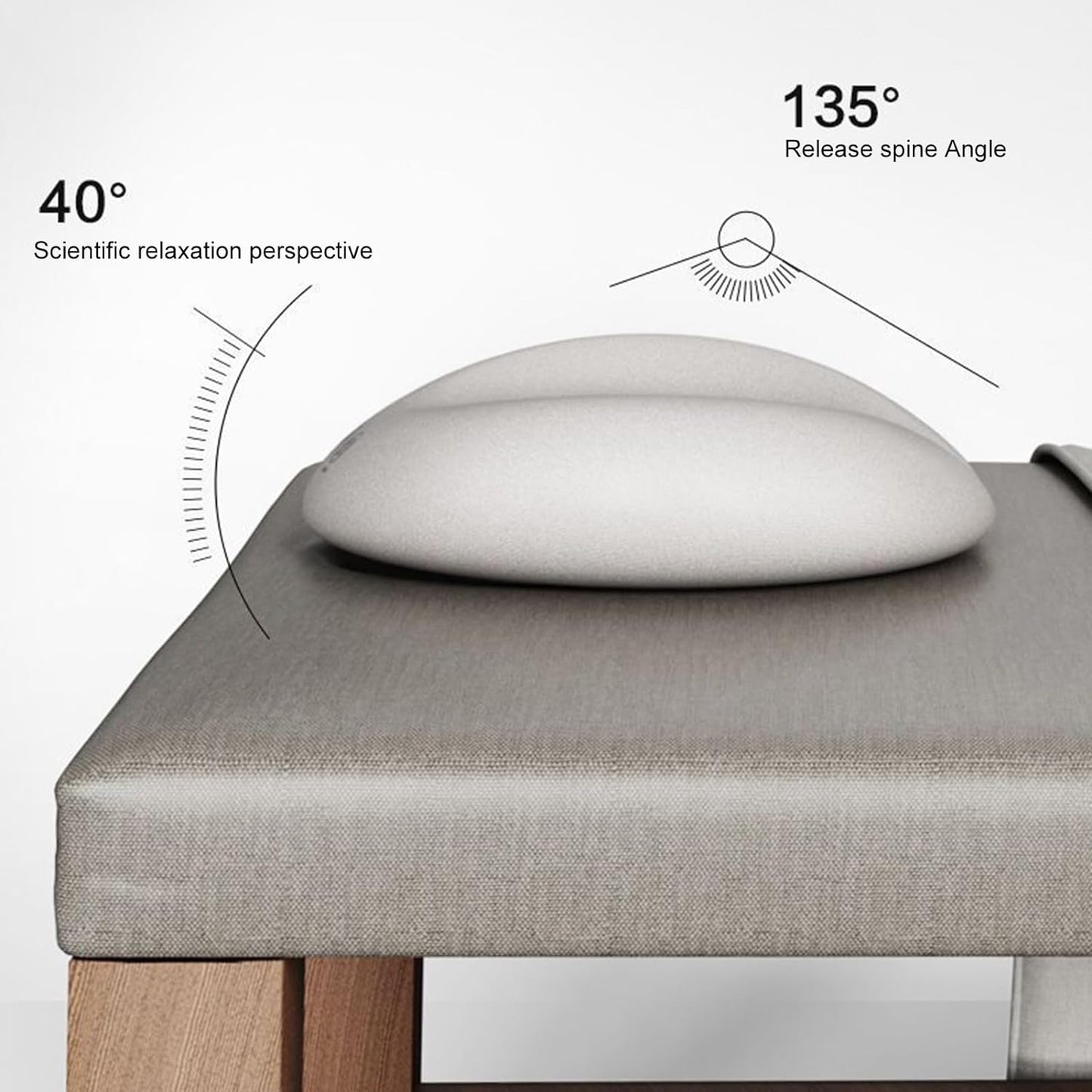Comfortable Adjustable Massage Pillow Headrest