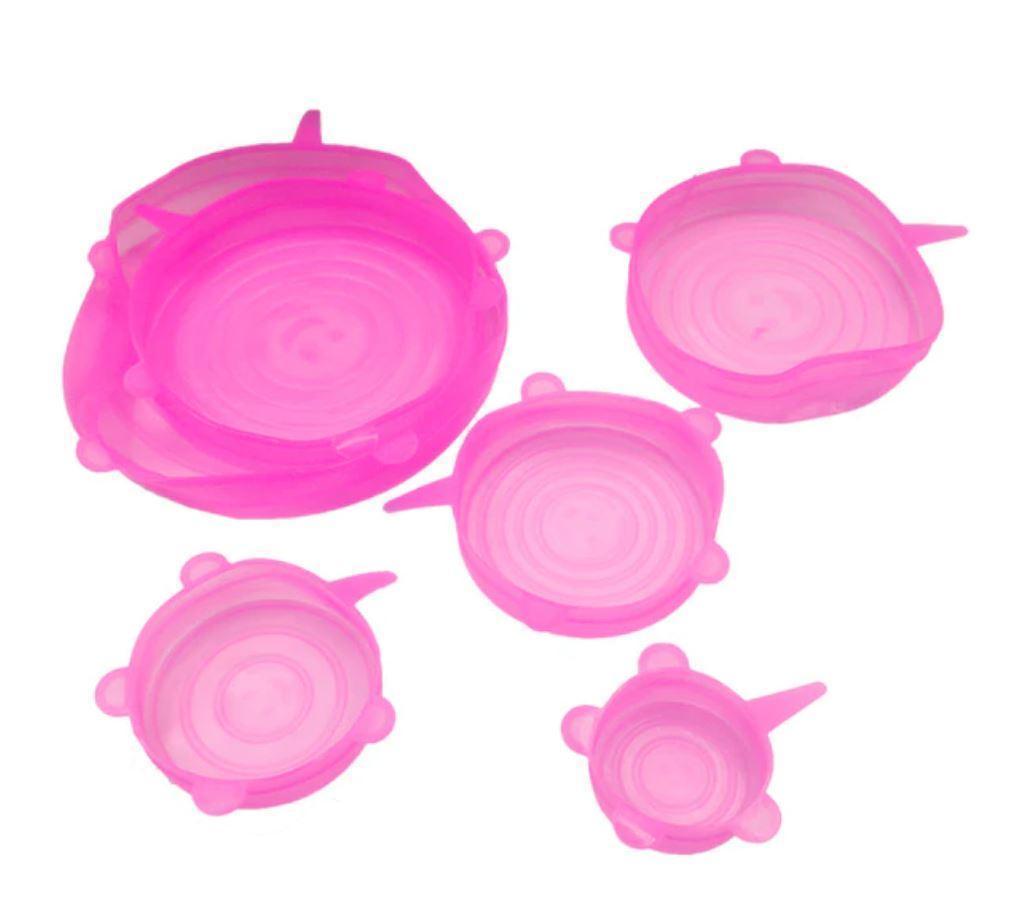 Leakproof Silicone Food Storage Lids (Set of 6)