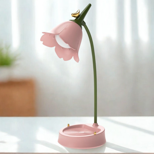 Stylish Floral LED Desk Lamp ABS Plastic - Cofik