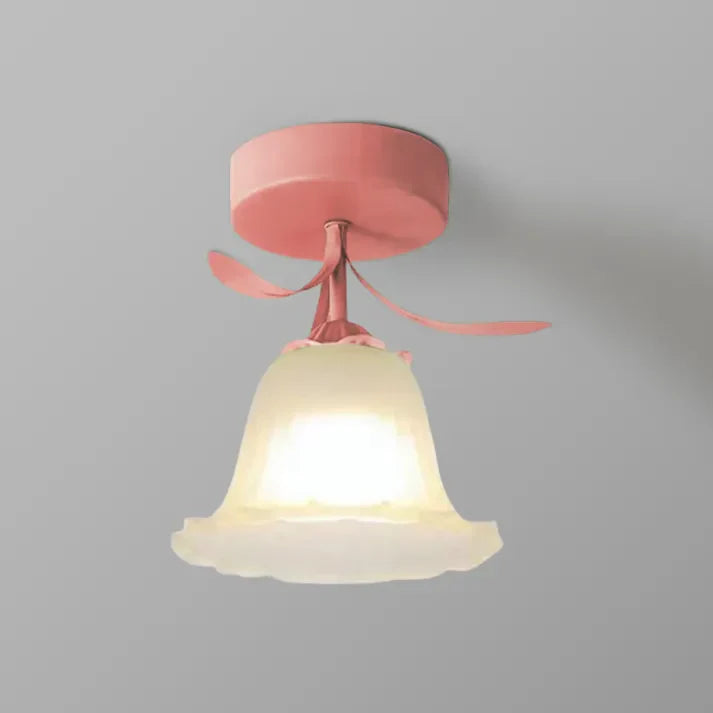 Small Floral Pendant Light