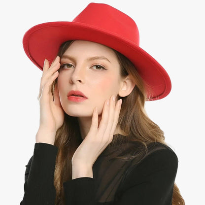 Classic Men's Wool Fedora Hat