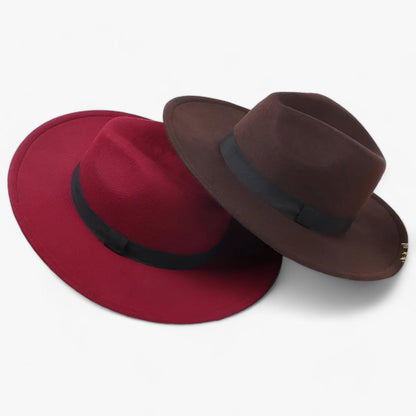 Classic Men's Wool Fedora Hat