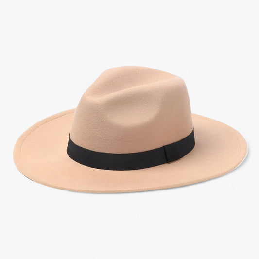 Classic Men's Wool Fedora Hat - Cofik