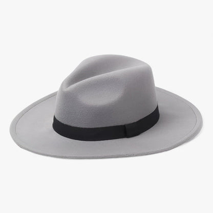 Classic Men's Wool Fedora Hat