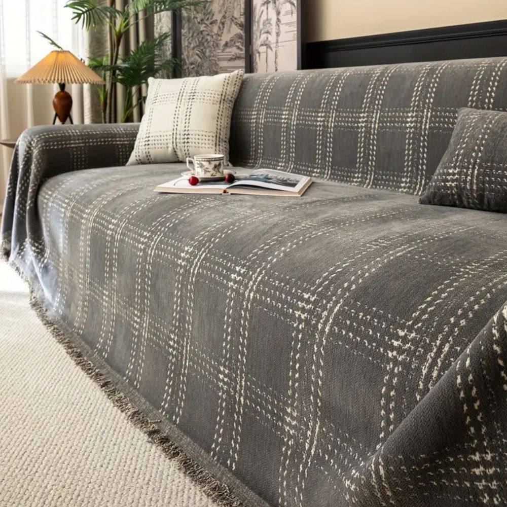 Plaid Sofa Slipcover