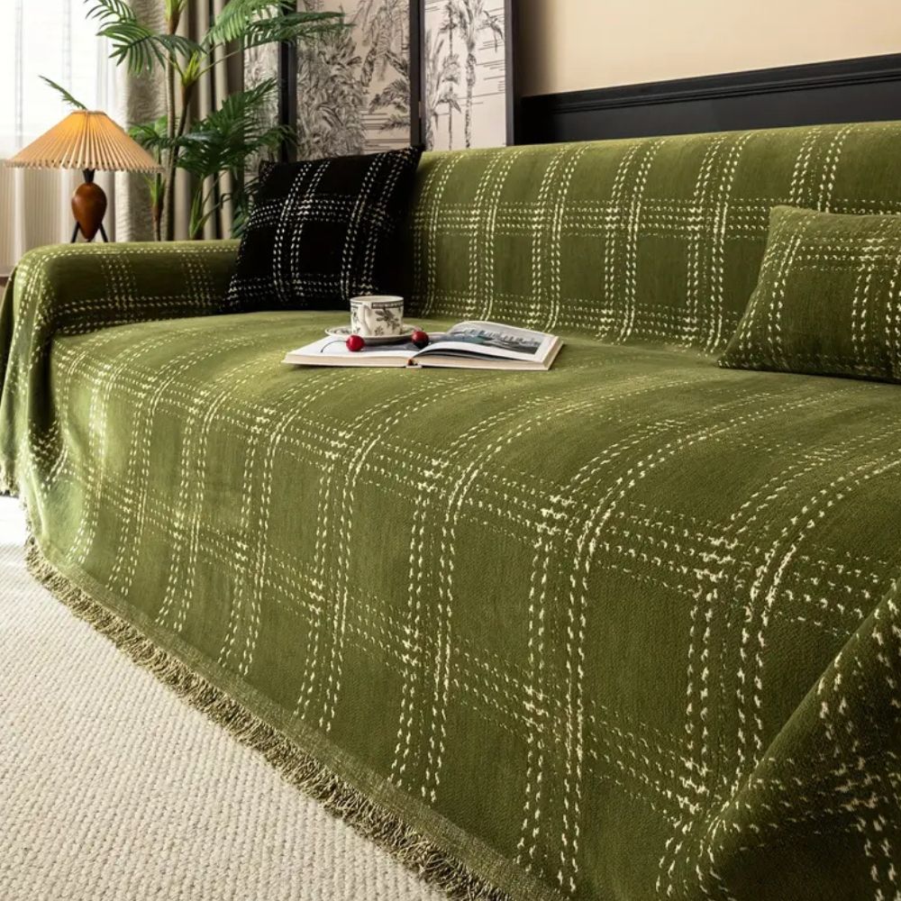 Plaid Sofa Slipcover