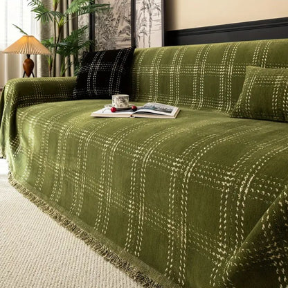 Plaid Sofa Slipcover