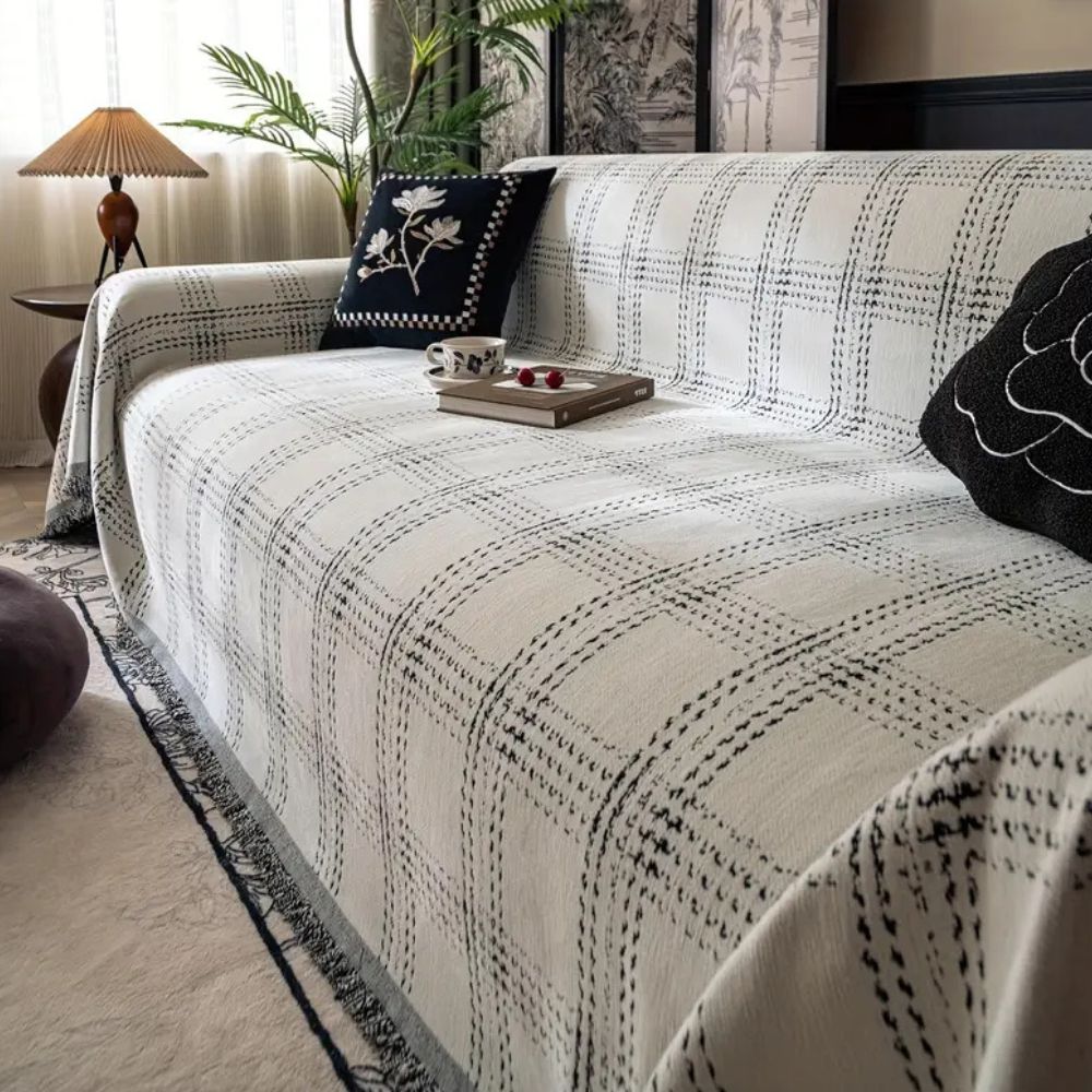 Plaid Sofa Slipcover