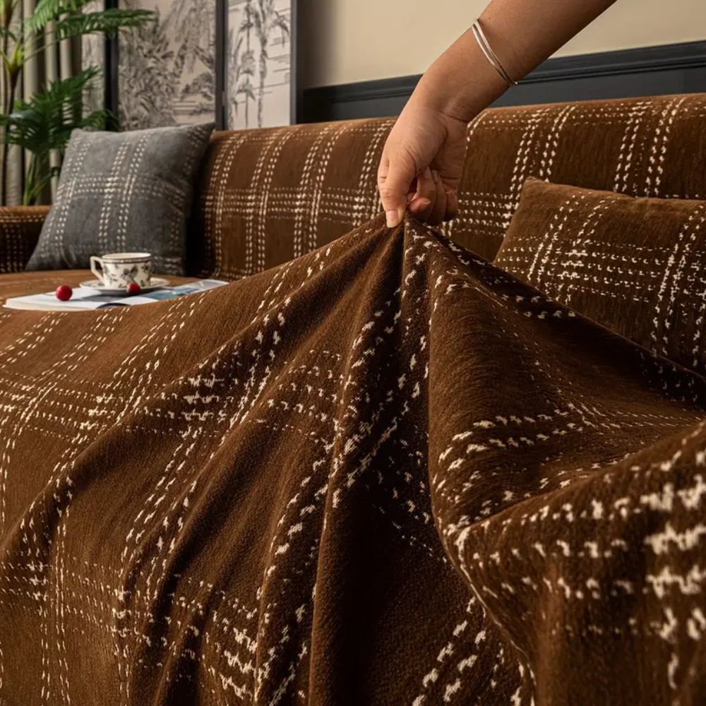 Plaid Sofa Slipcover