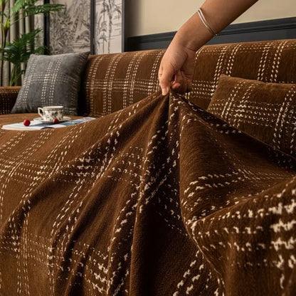 Plaid Sofa Slipcover