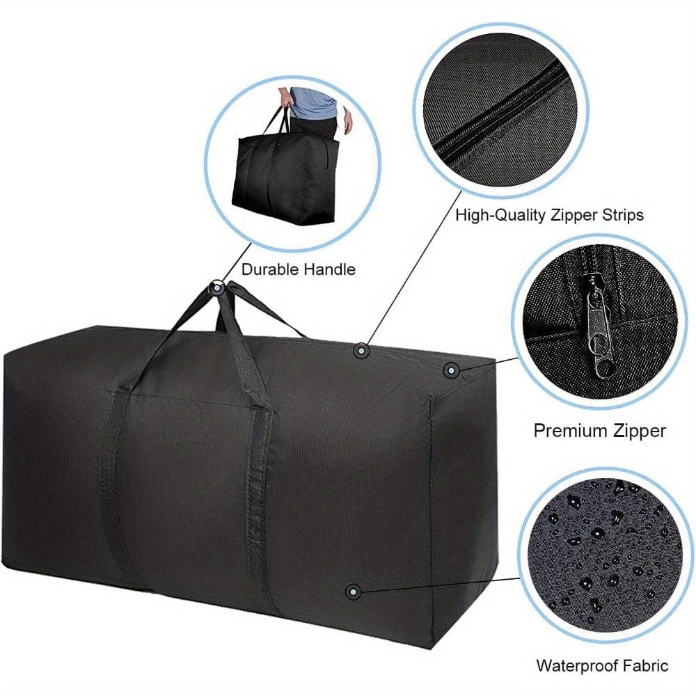 Extra Large Packing Bags with Durable Zippers & Handles