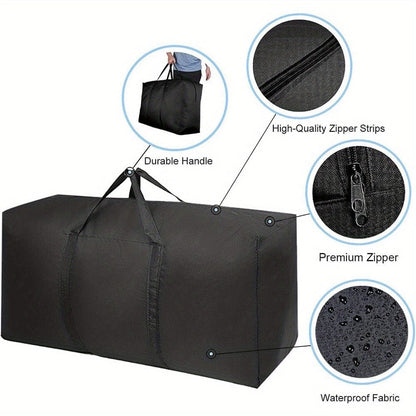 Extra Large Packing Bags with Durable Zippers & Handles