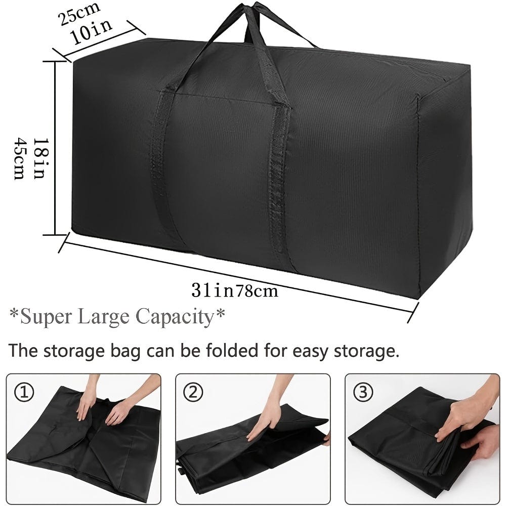 Extra Large Packing Bags with Durable Zippers & Handles