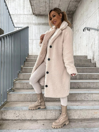 Plush Trench Coat