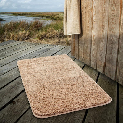 Soft Microfiber Bath Mat Non Slip Bathroom Rug