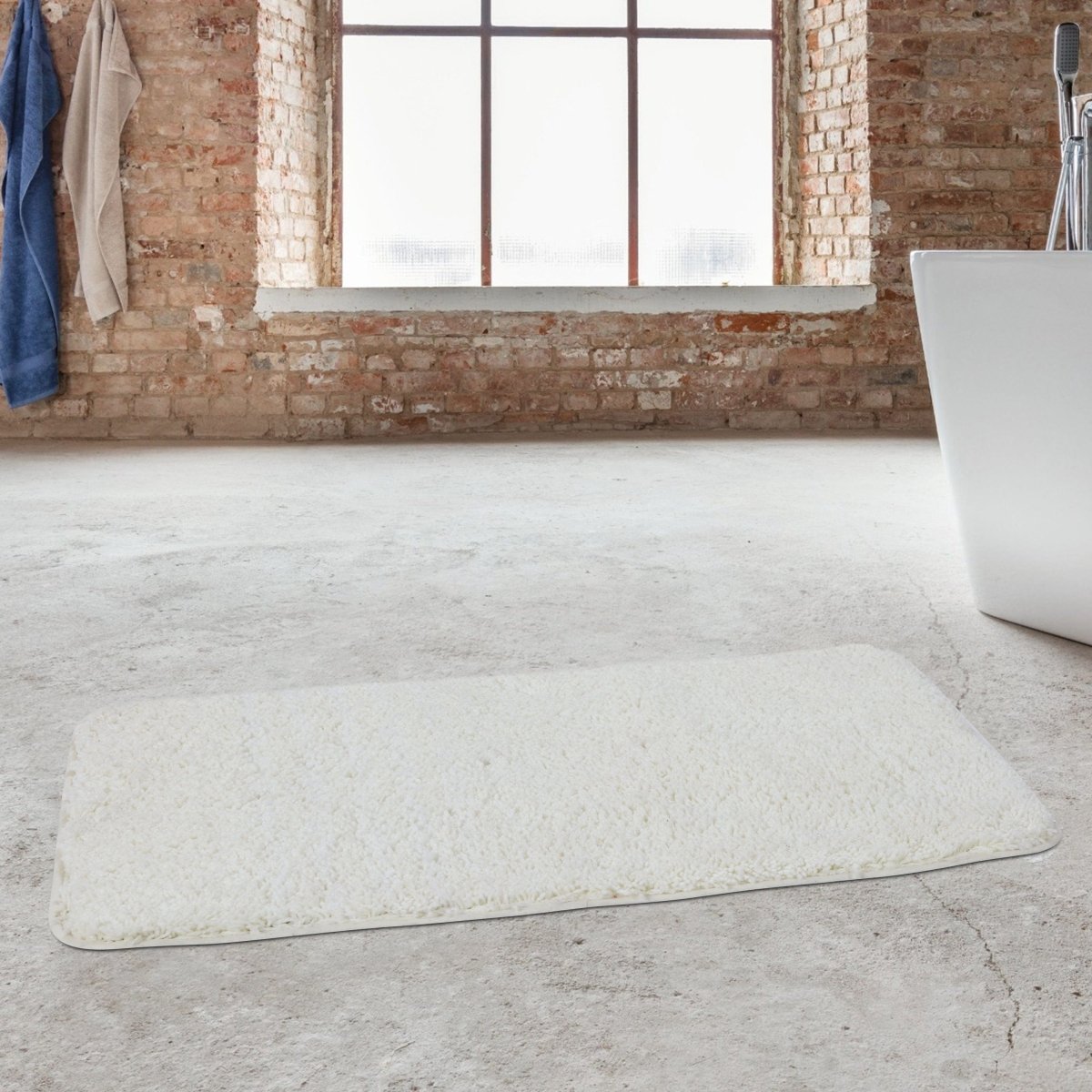 Soft Microfiber Bath Mat Non Slip Bathroom Rug