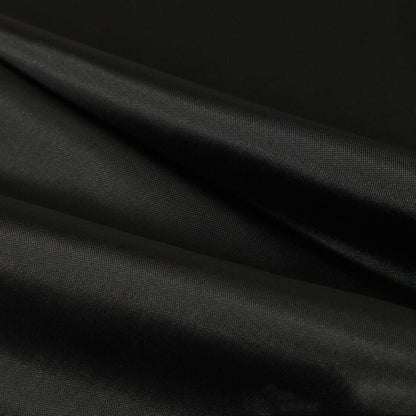 Waterproof Black Polyester Shower Curtain Various Sizes