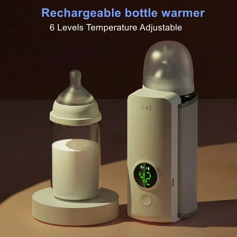 Compact Baby Bottle Warmer with Easy Temperature Control