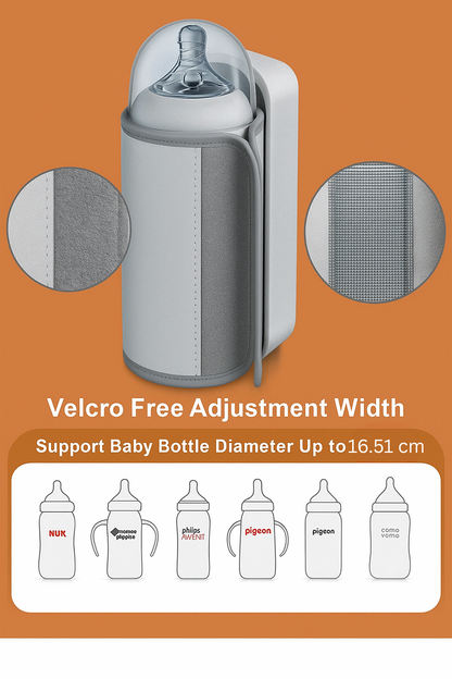 Compact Baby Bottle Warmer with Easy Temperature Control