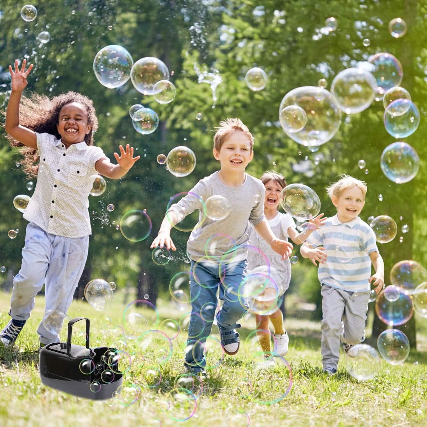 Compact Automatic Bubble Blaster Machine
