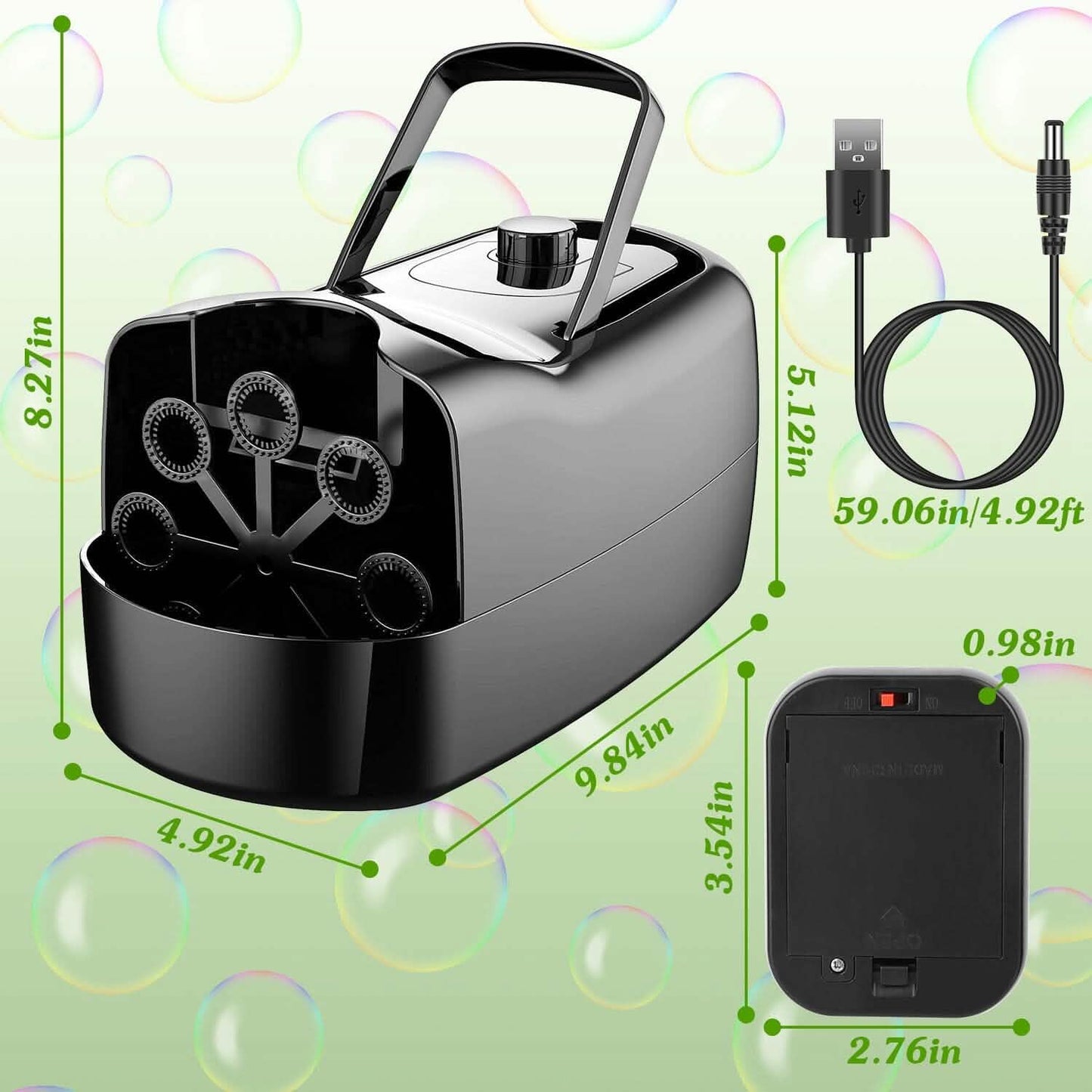 Compact Automatic Bubble Blaster Machine