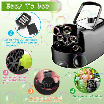 Compact Automatic Bubble Blaster Machine