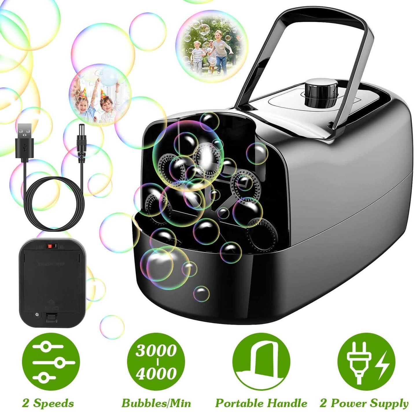 Compact Automatic Bubble Blaster Machine