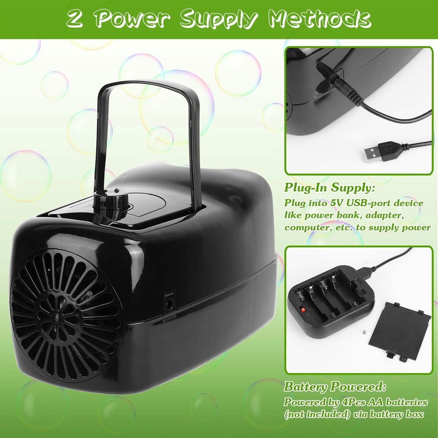 Compact Automatic Bubble Blaster Machine