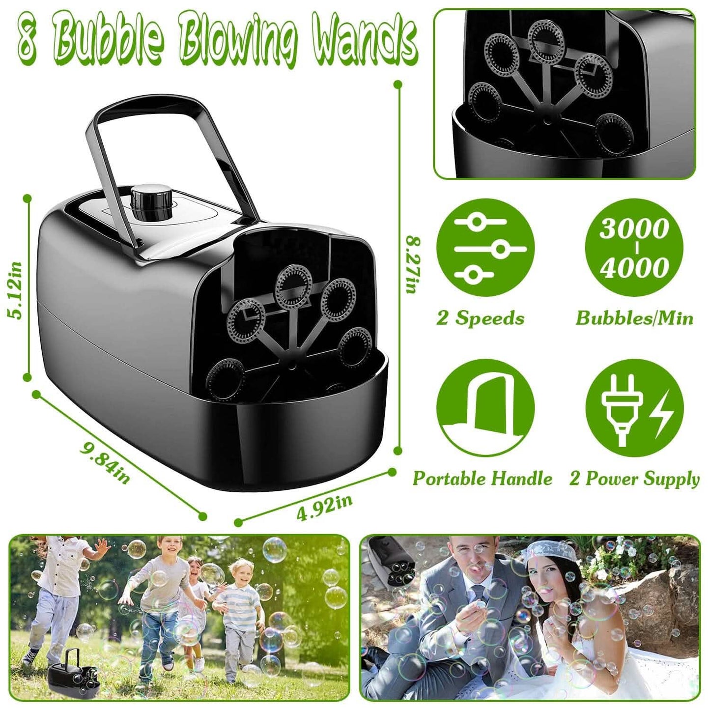 Compact Automatic Bubble Blaster Machine